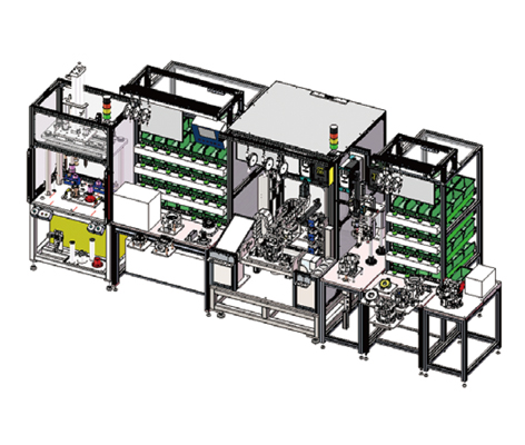Hydraulic pump assembly station