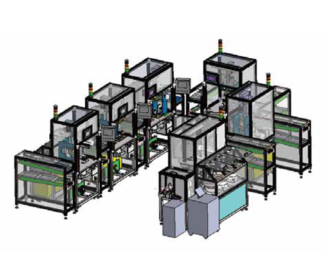 Proportional valve assembly line